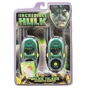 514Ee7kwKPL. SL500 AA280  The Incredible Hulk Walkie Talkies   one color, one size