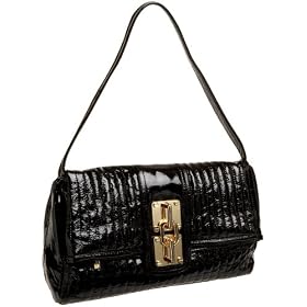 Treesje Patent Leather Avalon Shoulder Bag
