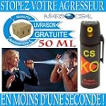 Une bombe lacrymogene ultra CS-KO 50 ML