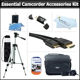 Essential Accessory Kit For Samsung SMX-F50 (SMX-F50BN XAA) SMX-F54 SMX-F54BN XAA... by Butterfly