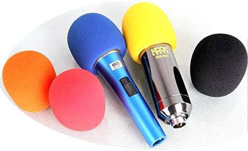 LTJ 5pcs microphone windscreen microphone sponge cover thicker reusable washable 5 color sponge cover for Microphone