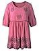 Lanmo Women Peasant Top Summer Blouse Flower Embroidered Shirt
