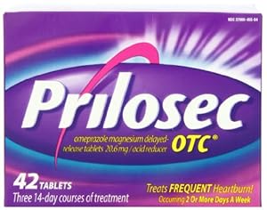 Prilosec OTC Acid Reducer, Delayed-Release Tablets, 42 Count Package