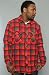 LRG The Banging Rails Flannel Shirt,Buttondown Shirts for Men