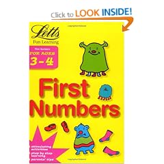 Letts Fun Learning - First Numbers Age 3-4