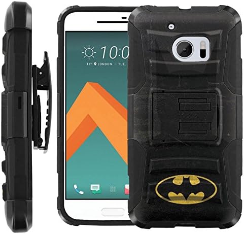 [HEROES 5] HTC 10 [COMBAT] Rugged Holster Combo Case Layer Hybrid [Defender Body] Hybrid Armor Kickstand Bumper Cover for [HTC 10 Case]