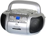 Elta 6733 Radio-Rekorder (CD/MP3/WMA-Player, USB/SD) silber