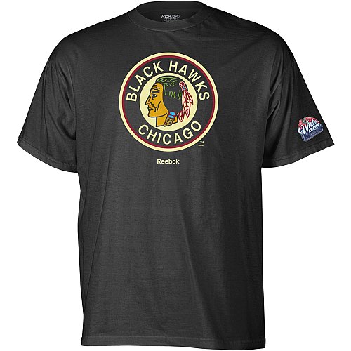 Reebok 2009 NHL Winter Classic Chicago Blackhawks Team T-shirt