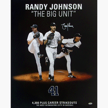 Randy Johnson Autographed Big Unit Merge 20 x 24 Photograph (Unframed)