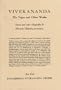 Vivekananda: The Yogas and Other Works