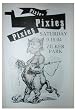 The Pixies Handbill Poster Black and White at Zilker Park