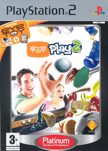 Childrens Toyshop  Video Games : EyeToy: Play 2 with Camera Platinum  (PS2)
