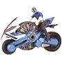 Power Ranger Samurai Blue Cycle with 4" Action Fig&hellip by Bandai