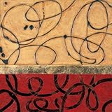 Earth Signs II HIGH QUALITY CANVAS Print With Light Added BRUSHSTROKES Cat Tesla 28x28