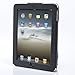 Mobilworx "X Case" for Apple Ipad Black Protective Case with Specially Designed Straps for Hand-held Use (Synthetic Crocodile Skin Leather)