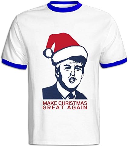 Election 2016 Donald Trump Make Christmas Great Again Men's Short Sleeve Funny T-Shirt