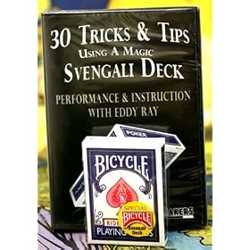 30 Tricks and Tips with a Svengali Deck DVD, Includes Bicycle Svengali Deck by US Playing Cards -... by Magic Makers