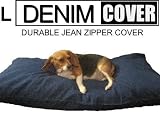 50X29 Large Durable Tough Denim Jean Dog Pet Bed Cover case