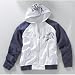 Sports : NO KA OI Sweatjacke M&auml;nner, navy/wei&szlig;
