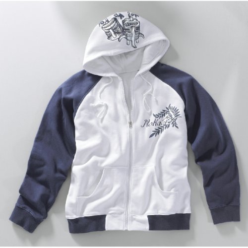 NO KA OI Sweatjacke Männer, navy/weiß
