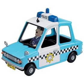 Postman Pat - Friction Police Car & PC Selby figure