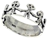 Sterling Silver Polished Children Holding Hands Ring