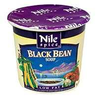 Nile Spice Black Bean Soup, Low Fat, 1.9-Ounce Cups (Pack of 12)