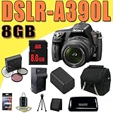 Sony DSLR-A390 Alpha Digital SLR Camera w/ Sony SAL 18-55mm f/3.5-5.6 DT AF ....