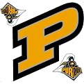 Purdue University Removable Logo - 24x24"
