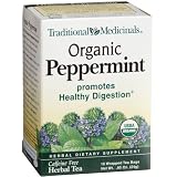 Traditional Medicinals Organic Peppermint, 16-Count (Pack of 6)