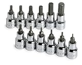 Sk 19722 - 12 Piece 3/8-Inch Drive Fractional Hex Bits
