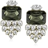 Lee Angel Marion Black Diamond Glass Clip On E