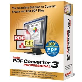 ScanSoft PDF Converter Professional 3.0 [Old Version]