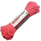 Paracord Planet 100 550lb Type III Salmon Paracord