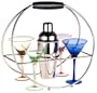 International Silver Radius 6-Piece Martini Set
