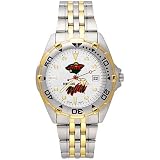 LogoArt Minnesota Wild Men's All-Star Stainless Steel Watch