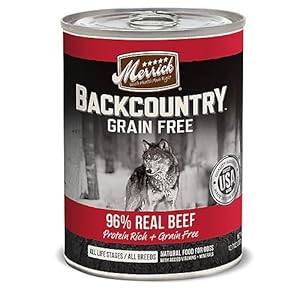 Merrick Backcountry 96 Real Beef Can Dog Food