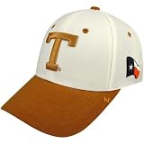 Zephyr Texas Longhorns White Baseball Team Fitted Hat