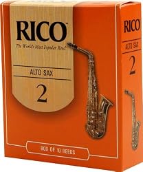 Rico Alto Sax Reeds, Strength 2.0, 10-pack