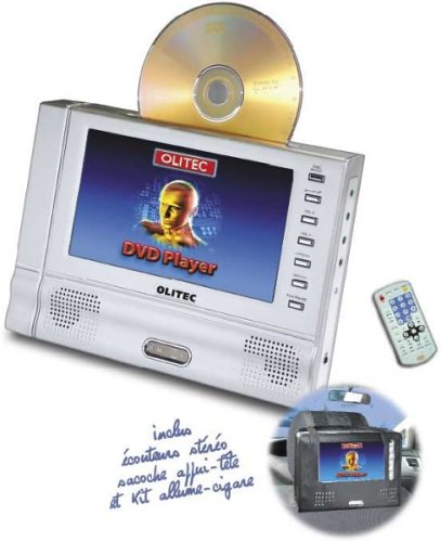 Childrens Toyshop  Electronics : OLITEC - DVD player - portable - display: 7 in