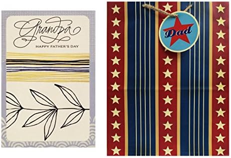 Hallmark Fathers Day Card "Grandpa Happy Father's Day" &amp; Gift Bag