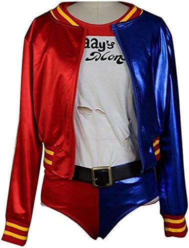 Europax Beauty Halloween Costume Suicide Squad Harley Quinn Outfit Cosplay Suit M