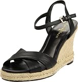 Cole Haan Women's Air Camila 90 Wedge Sandal,Black,9.5 B US