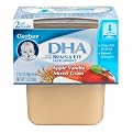 Gerber 2nd Foods Apple Vanilla Mixed Grain DHA - 7.0 oz. 8 Pack, 16 Servings
