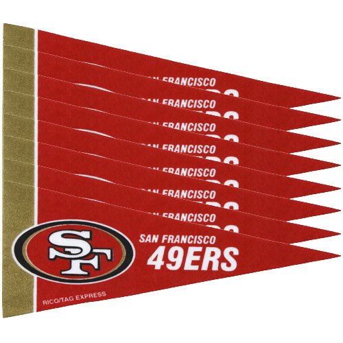 San Francisco 49ers Mini Pennant Set: 8-Pack
