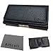 Sideways Black Leather Case Carrying Pouch Belt Clip Holster For NOKIA LUMIA 1520 (FOR BARE PHONE ONLY) + AIS cell phone Microfiber Cleaning Cloth (By All_Instore)