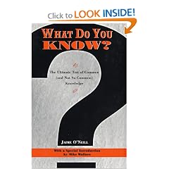 What Do You Know?