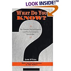 What Do You Know?