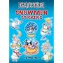 Glitter Snowmen Stickers [With Stickers]