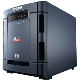 BUFFALO eSATA&USB2.0 HDD RAID 1TB HD-Q1.0TSU2/R5